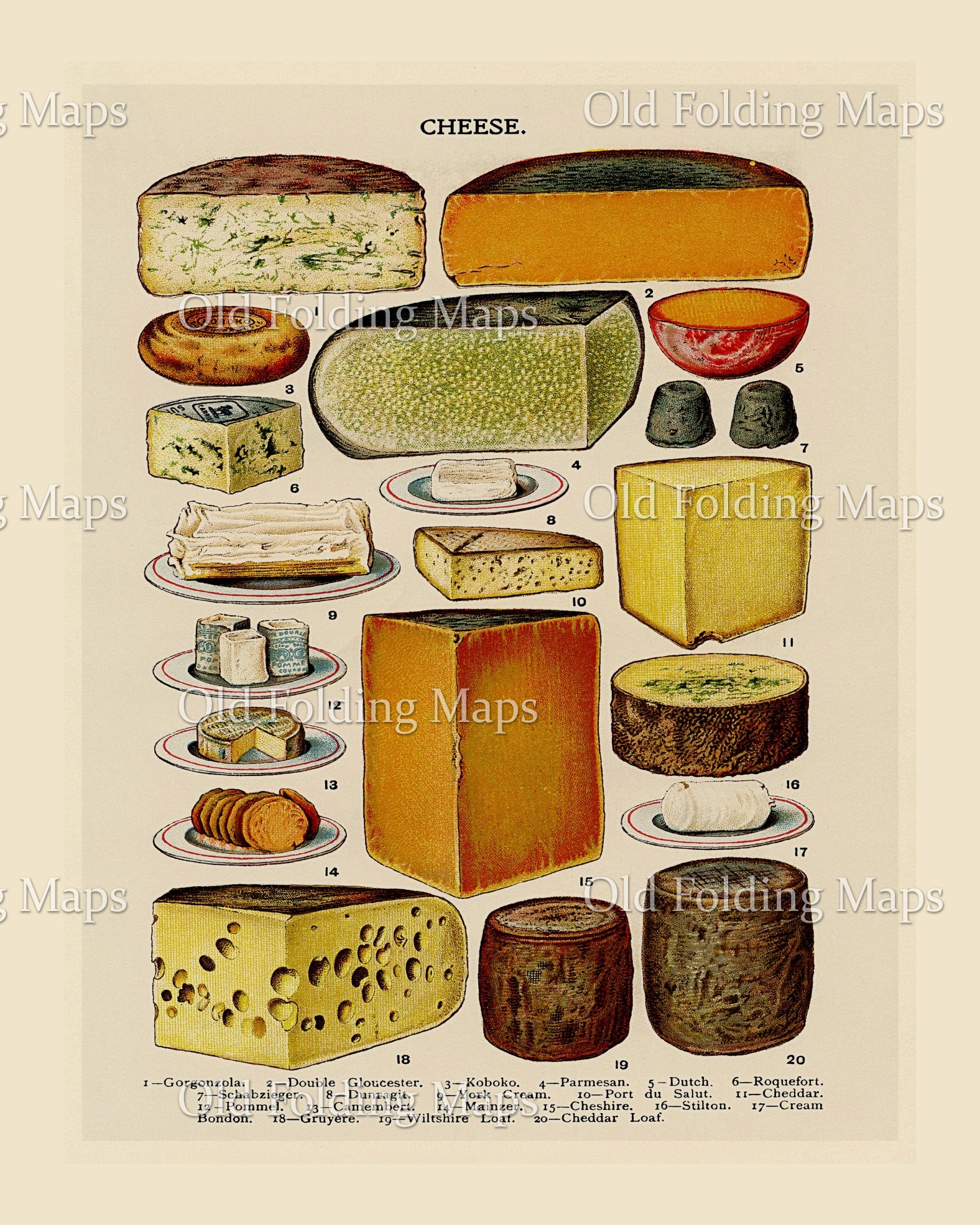 Mrs.Beeton's Cheese circa 1868