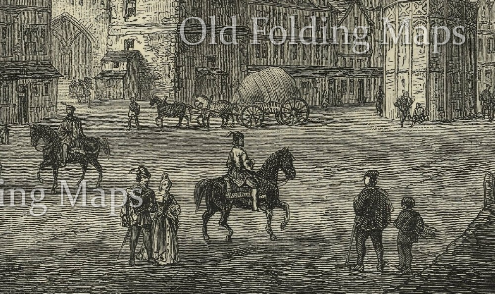 View - Cornhill circa 1650
