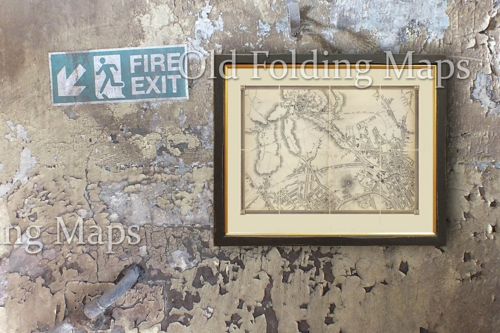 Old Map of London (Cassell's) West circa 1863